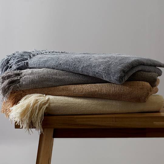 DII® Soft Natural Chenille Throw